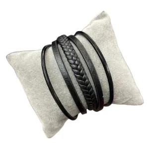5-Strand Leather Bracelet