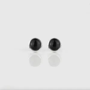 Alison Moore Black Onyx Gemstone Studs