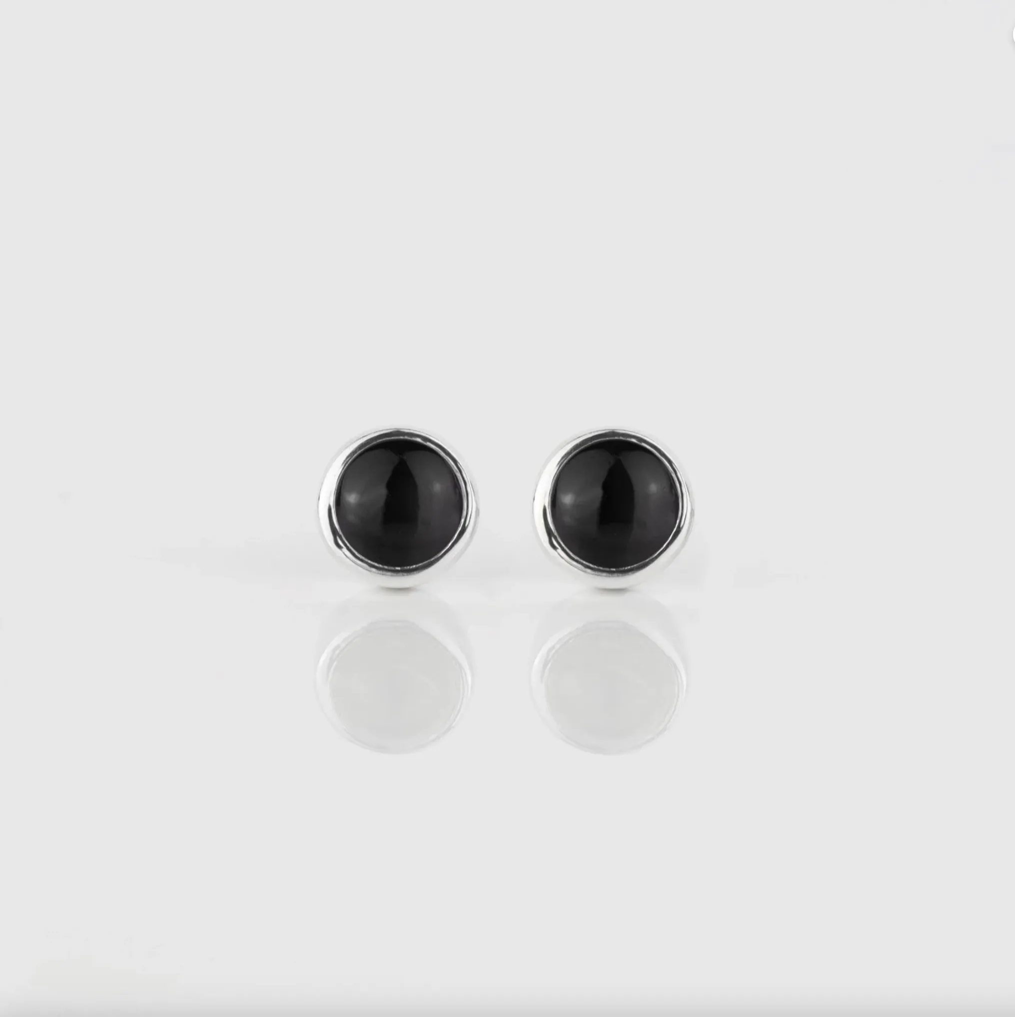 Alison Moore Black Onyx Gemstone Studs