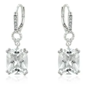 Amaris Classic Radiant CZ Drop Earrings | 6.5ct