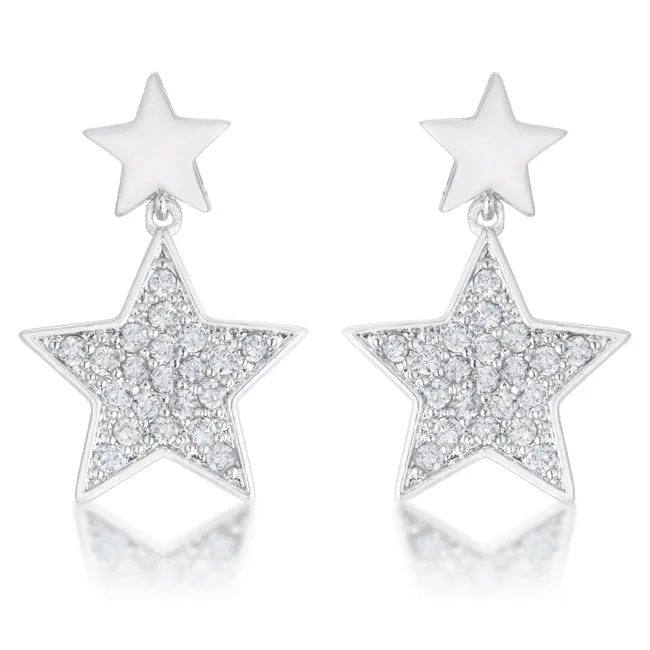 Bianca Star Drop Earrings | 1ct