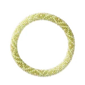 Bitter Lemon | Himalayan Glass Bead Bracelet