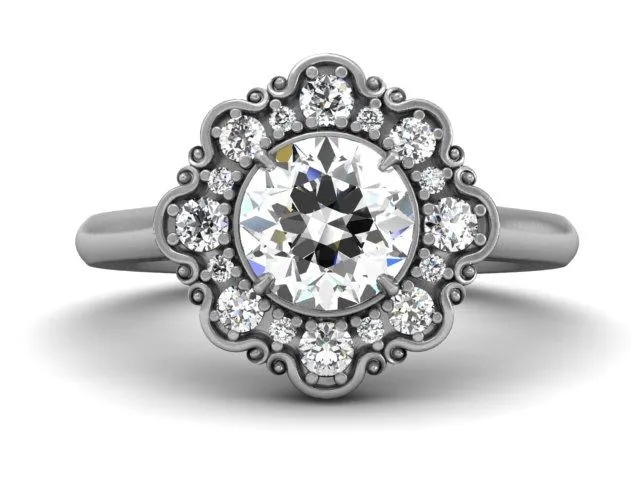Bostonian Charlotte - Custom Engagement Ring
