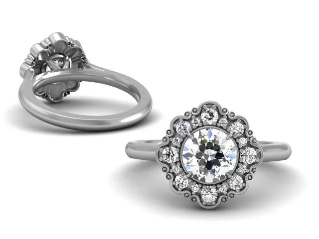 Bostonian Charlotte - Custom Engagement Ring