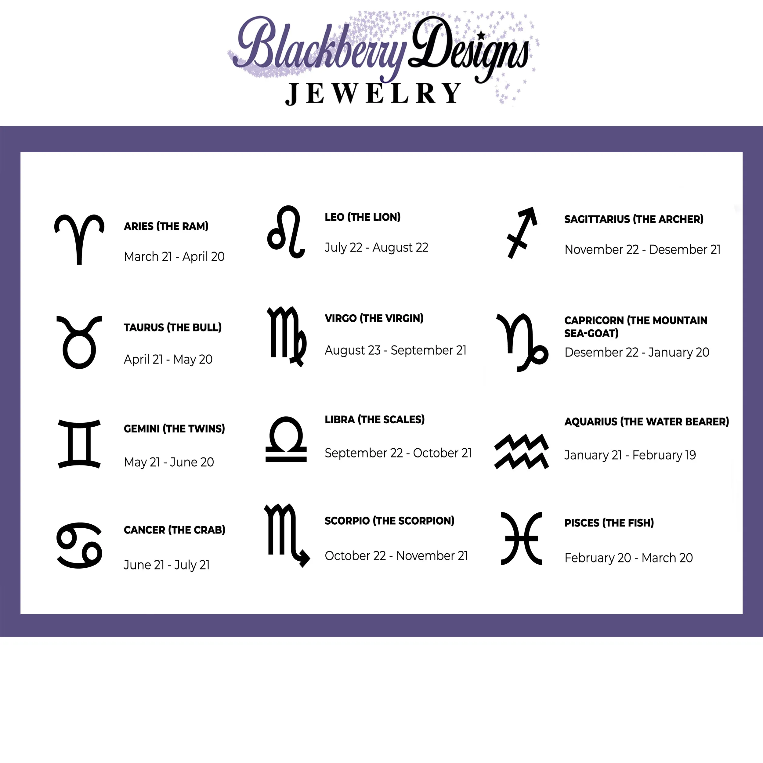 Capricorn Horoscope Gemstone Earrings