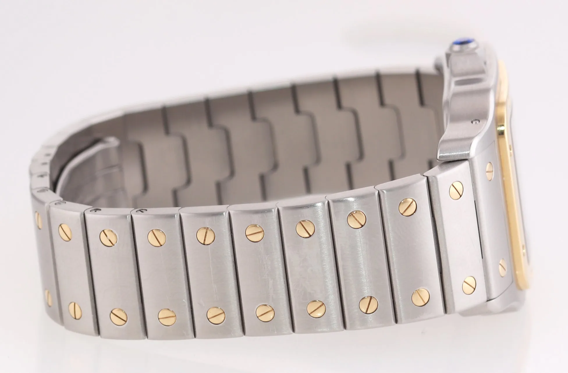 Cartier Santos Galbee 32mm Auto Two-Tone Stainless 18K White Roman 2823 W20099C4