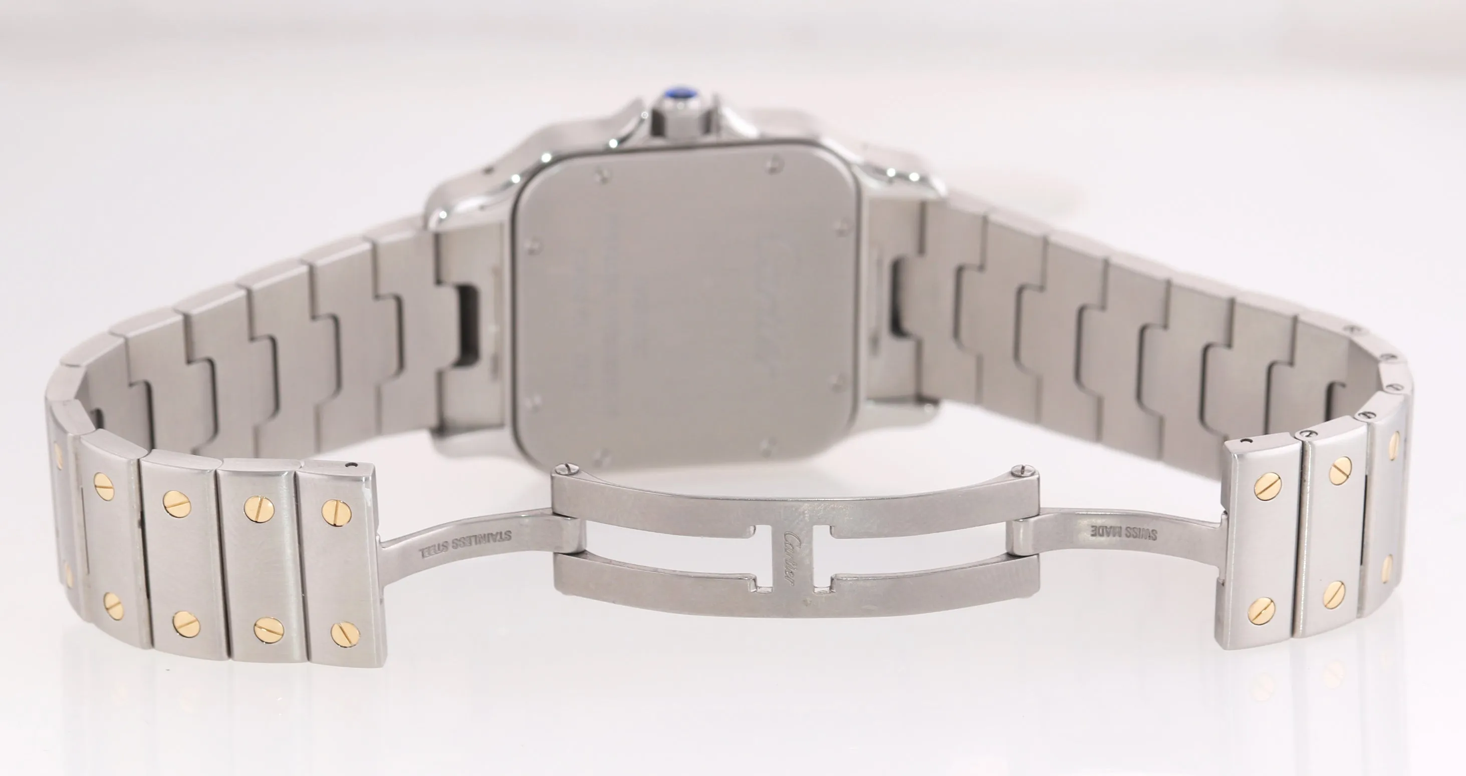 Cartier Santos Galbee 32mm Auto Two-Tone Stainless 18K White Roman 2823 W20099C4