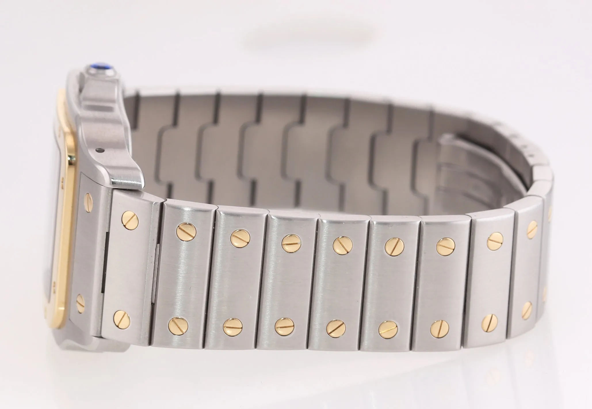 Cartier Santos Galbee 32mm Auto Two-Tone Stainless 18K White Roman 2823 W20099C4