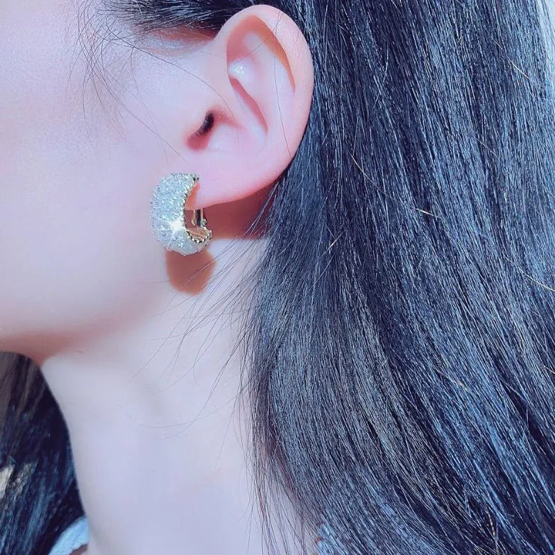 Charm Sapphire Gemstone Earrings For Women Wedding Jewelry