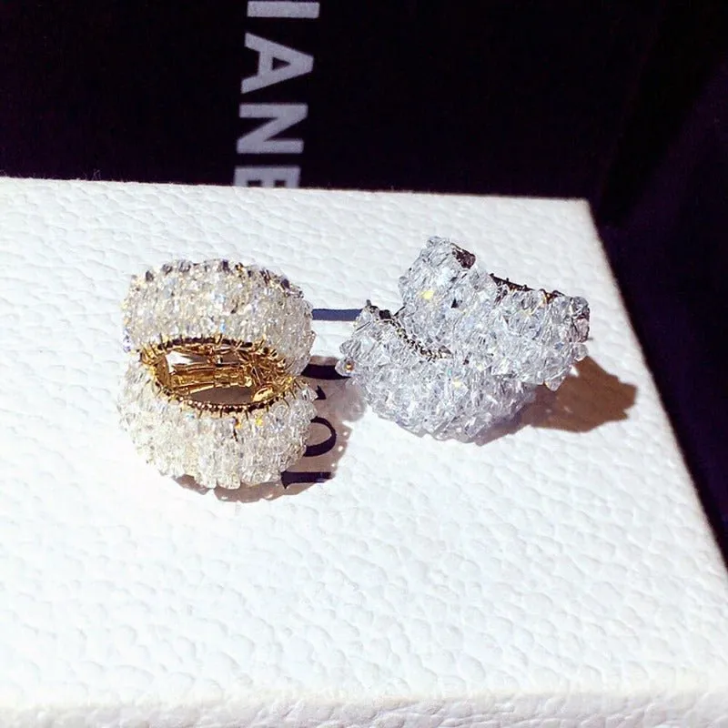 Charm Sapphire Gemstone Earrings For Women Wedding Jewelry