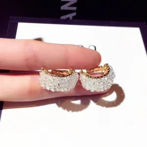 Charm Sapphire Gemstone Earrings For Women Wedding Jewelry