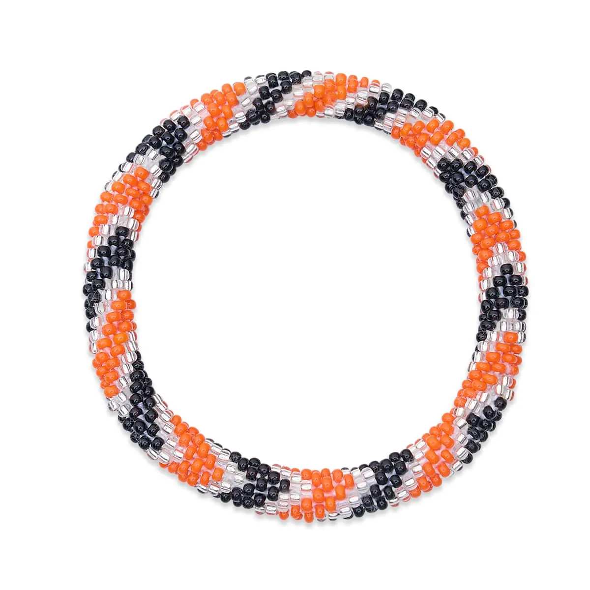 Clementine Wave | Himalayan Glass Bead Bracelet