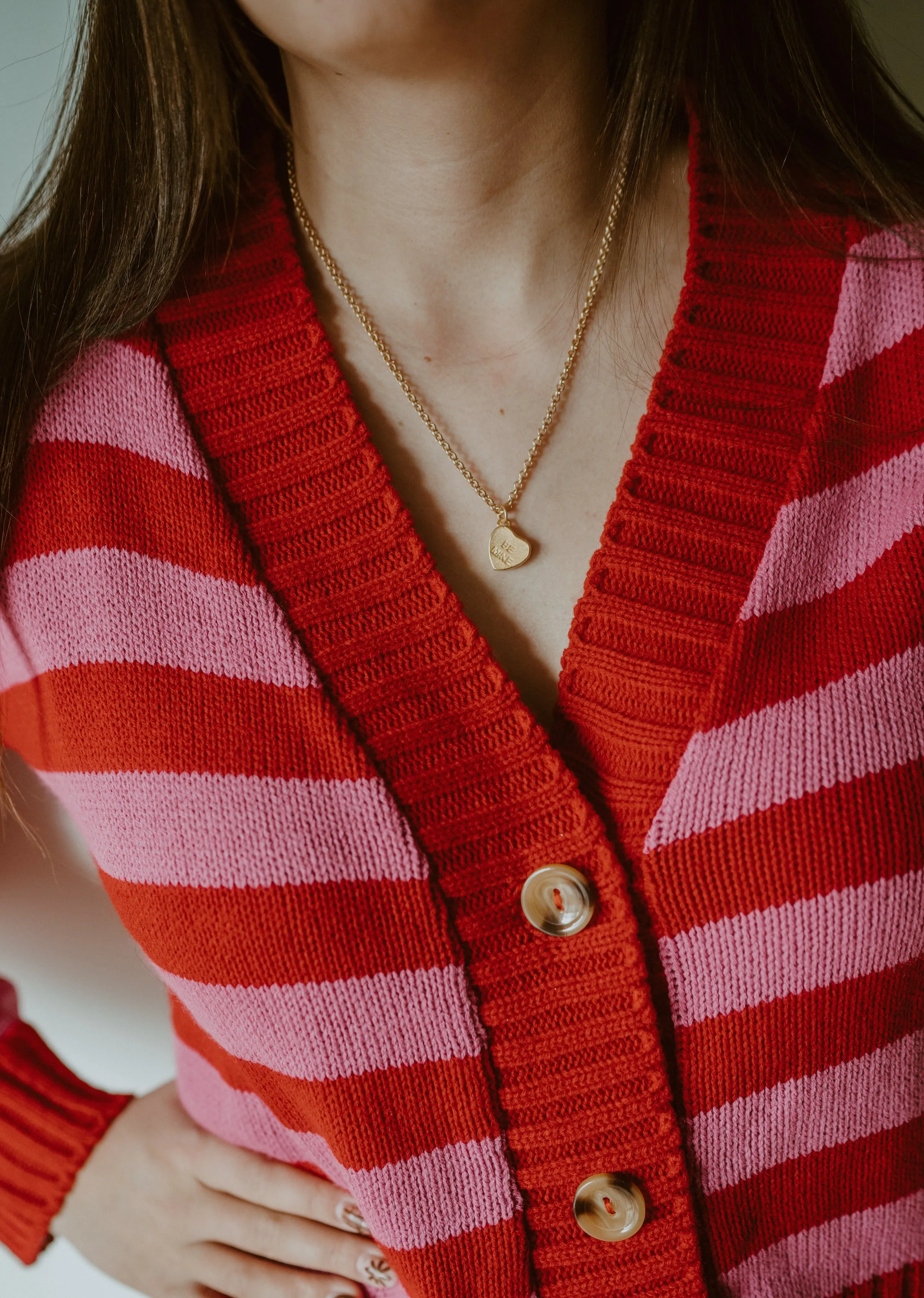 Conversation Heart Necklace