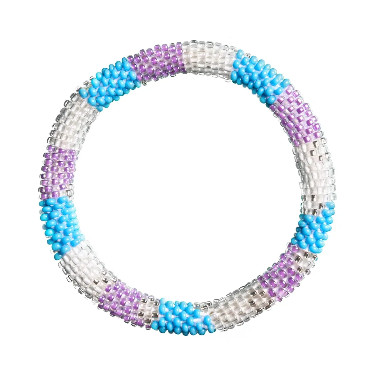 Crystal Ball | Himalayan Glass Bead Bracelet