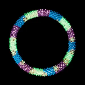 Crystal Ball | Himalayan Glass Bead Bracelet