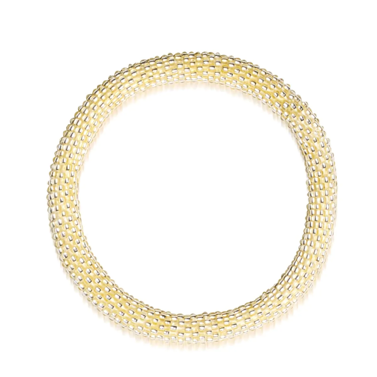 Dandelion | Himalayan Glass Bead Bracelet