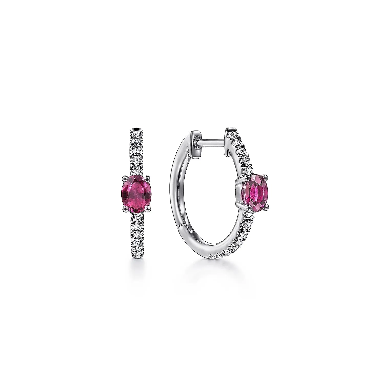 Diamond & Gemstone Huggies