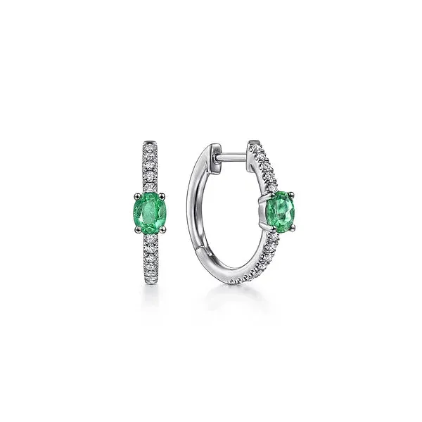 Diamond & Gemstone Huggies