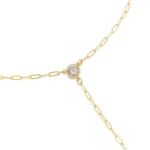 Diamond Lariat Necklace