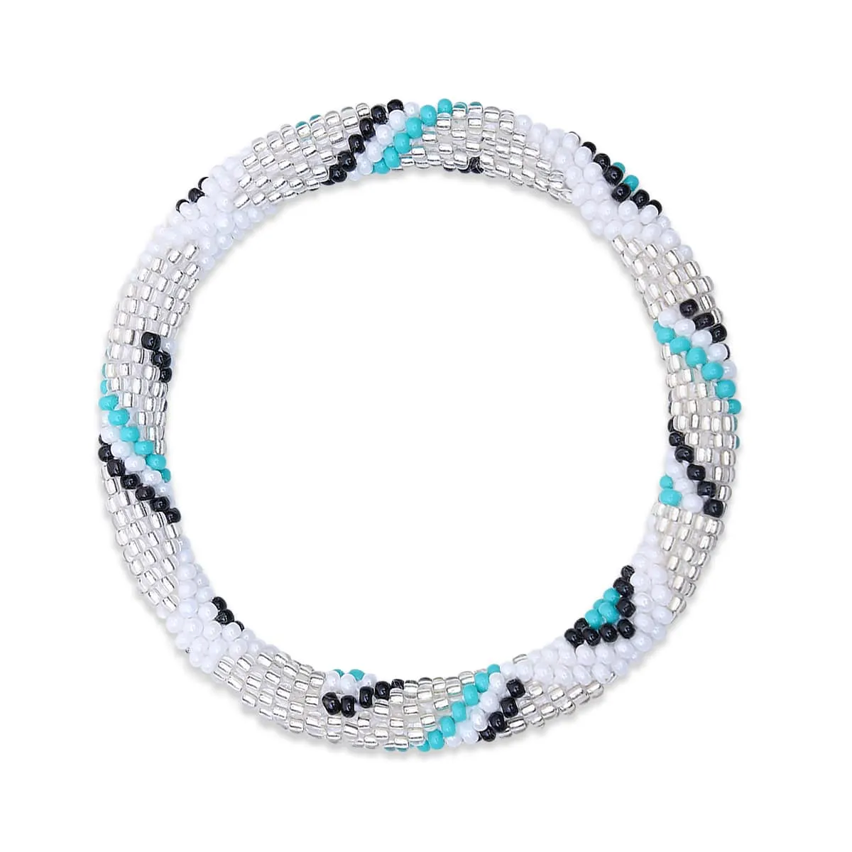 Electric Icicle | Himalayan Glass Bead Bracelet