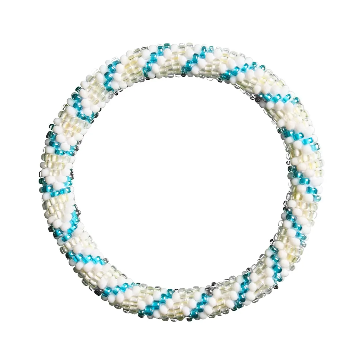 Electric Lizard | Himalayan Glass Bead Bracelet