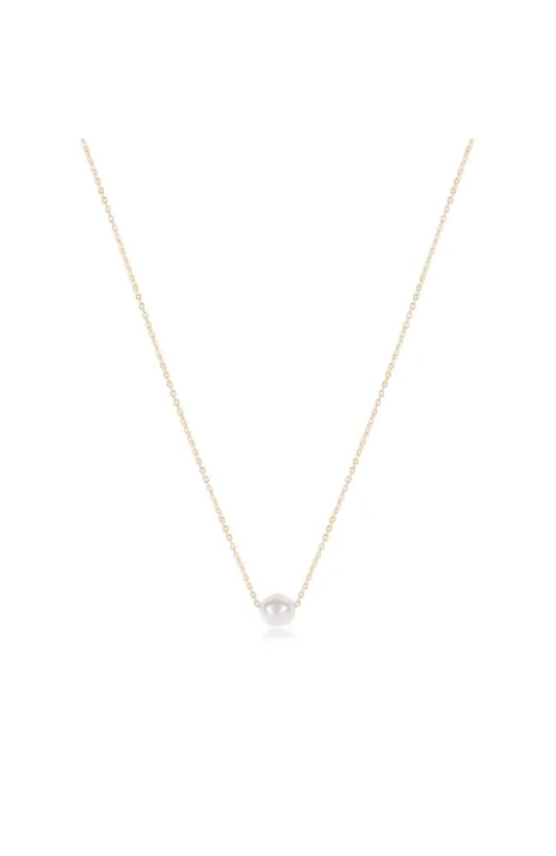 Enewton - 16" Gold Admire Pearl Necklace