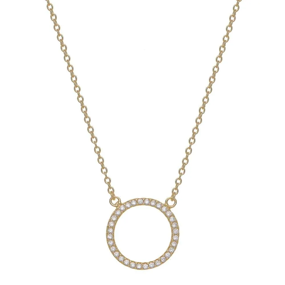 ETERNITY NECKLACE, GOLD