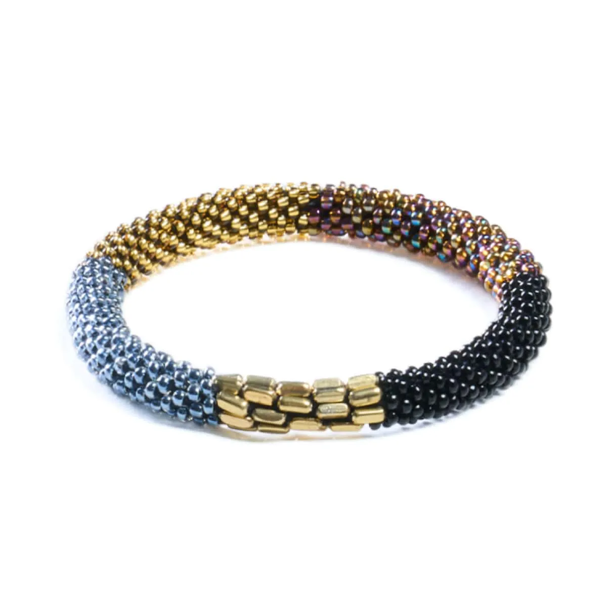 Eyes Wide Shut | Himalayan Glass Bead Bracelet