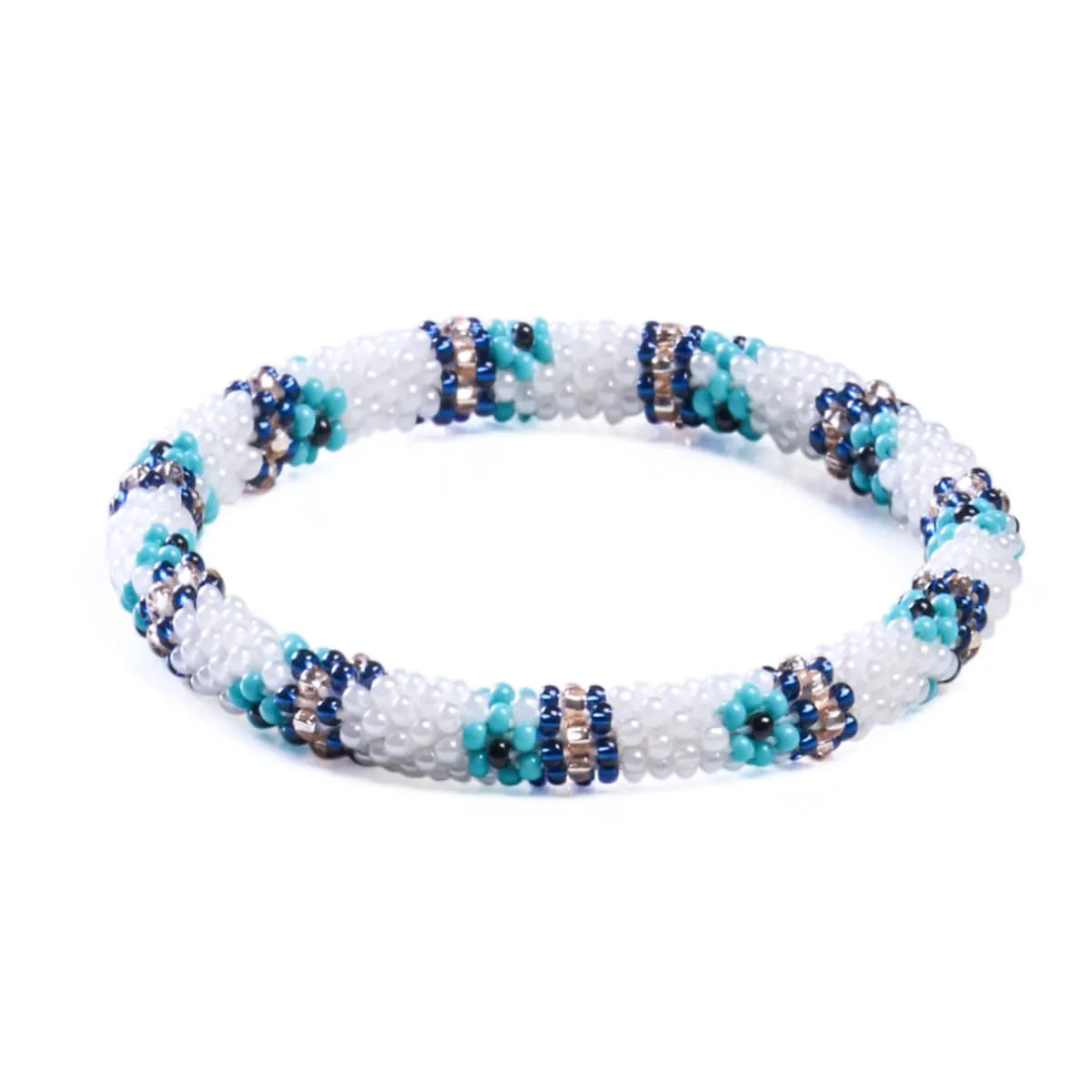 Flower Of The Nile | Himalayan Glass Bead Bracelet