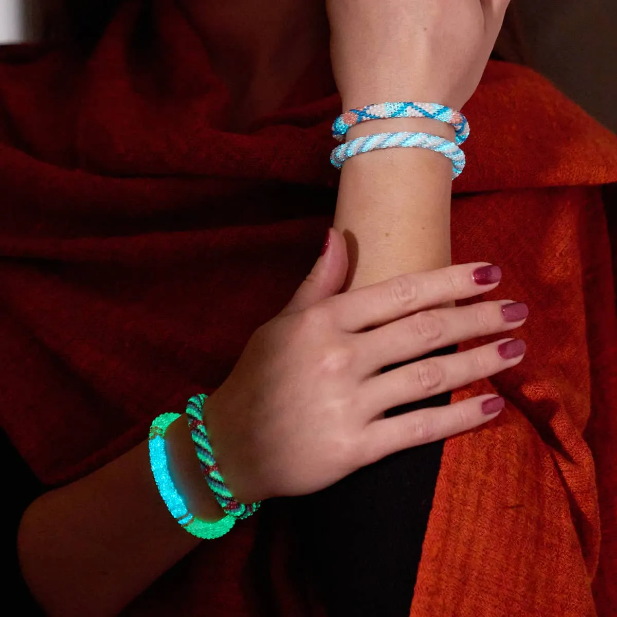 Four Horsemen | Himalayan Glass Bead Bracelet