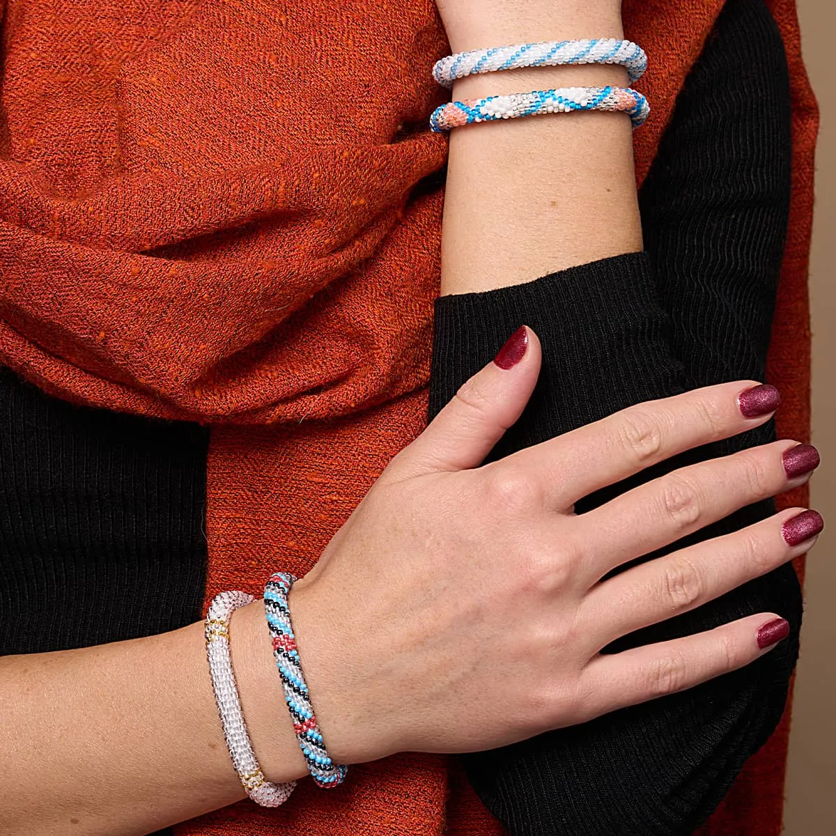 Four Horsemen | Himalayan Glass Bead Bracelet