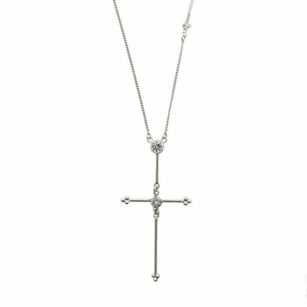 Garland Cross Necklace
