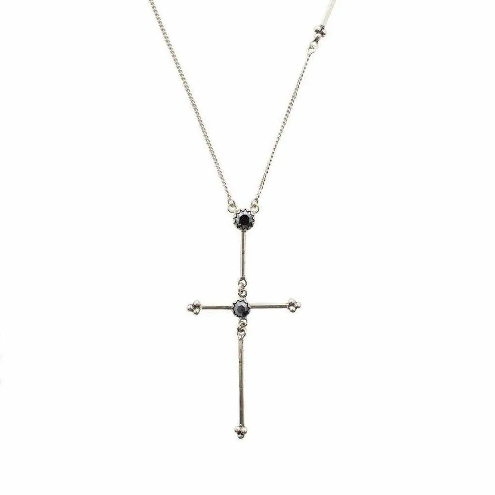 Garland Cross Necklace