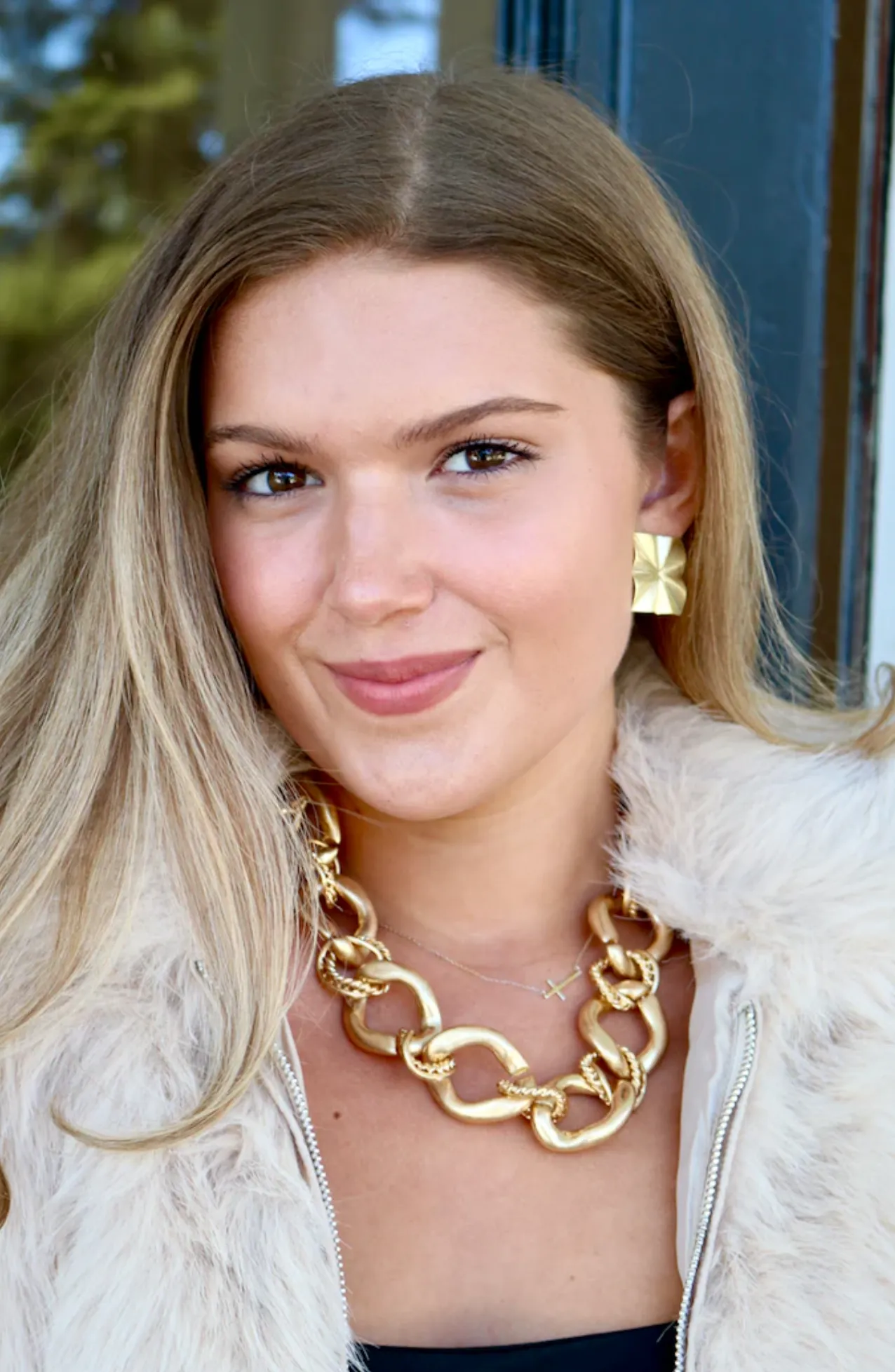 Gettys Gold Chain Necklace