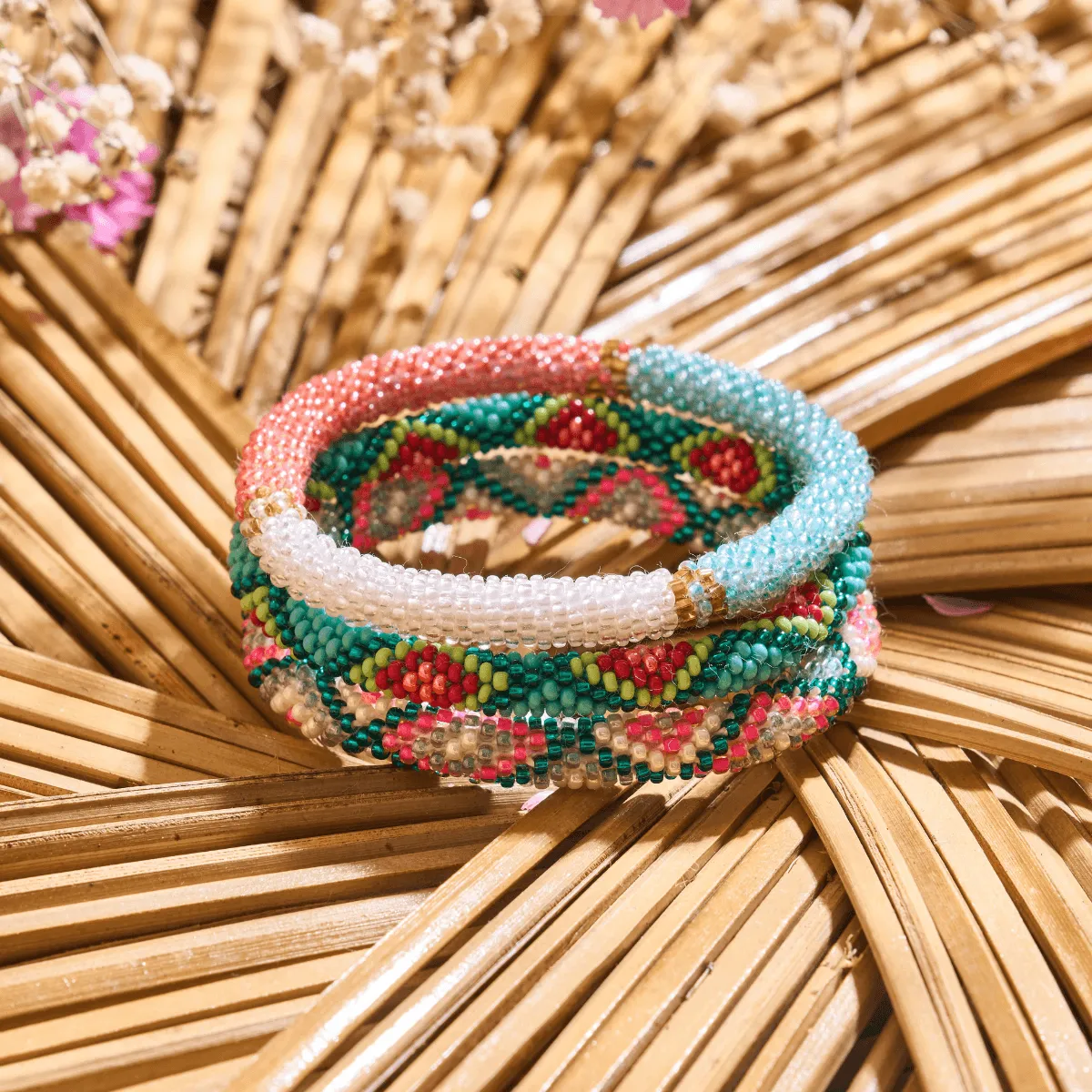 Ice Pop | Himalayan Glass Bead Bracelet