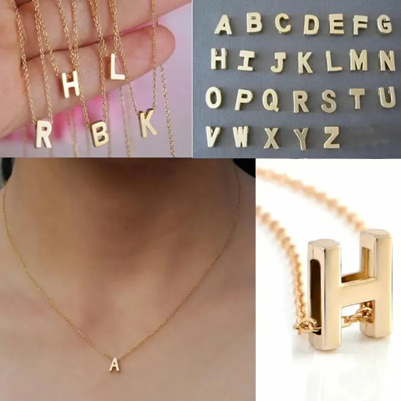 INITIAL D GOLD NECKLACE