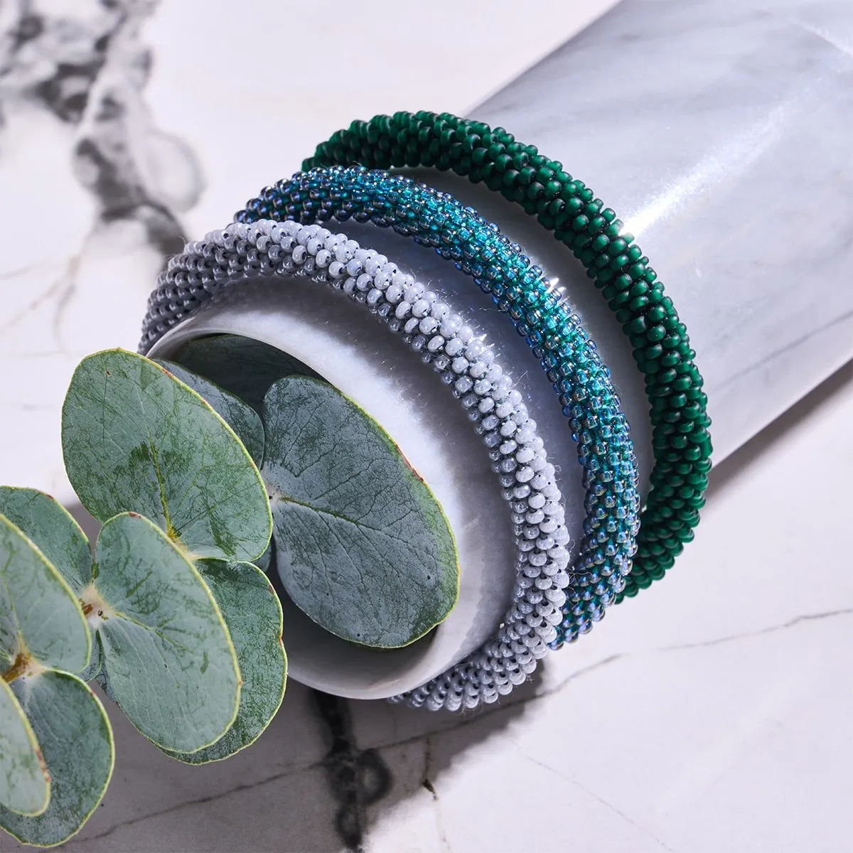 June Bud | Himalayan Glass Bead Bracelet