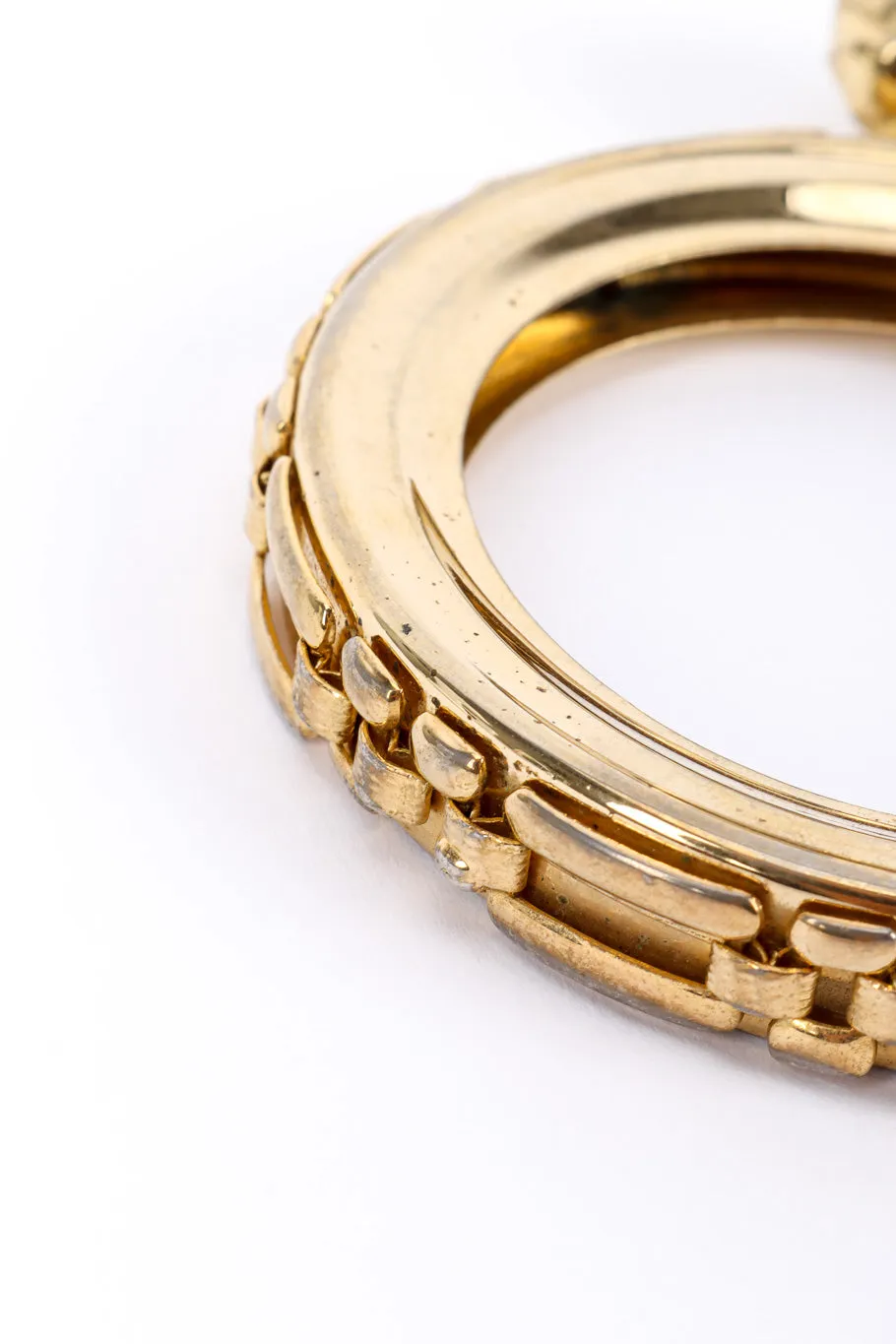Large Hoop Drop Earrings
