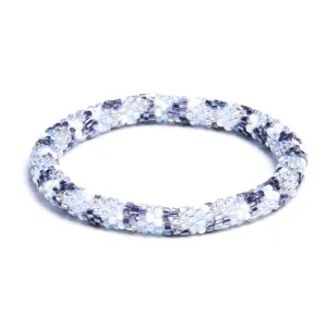 London Fog | Himalayan Glass Bead Bracelet