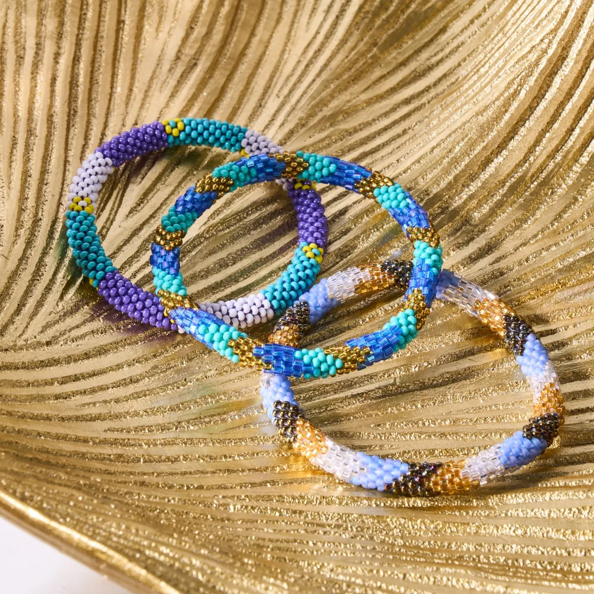 Lost Treasure | Himalayan Glass Bead Bracelet