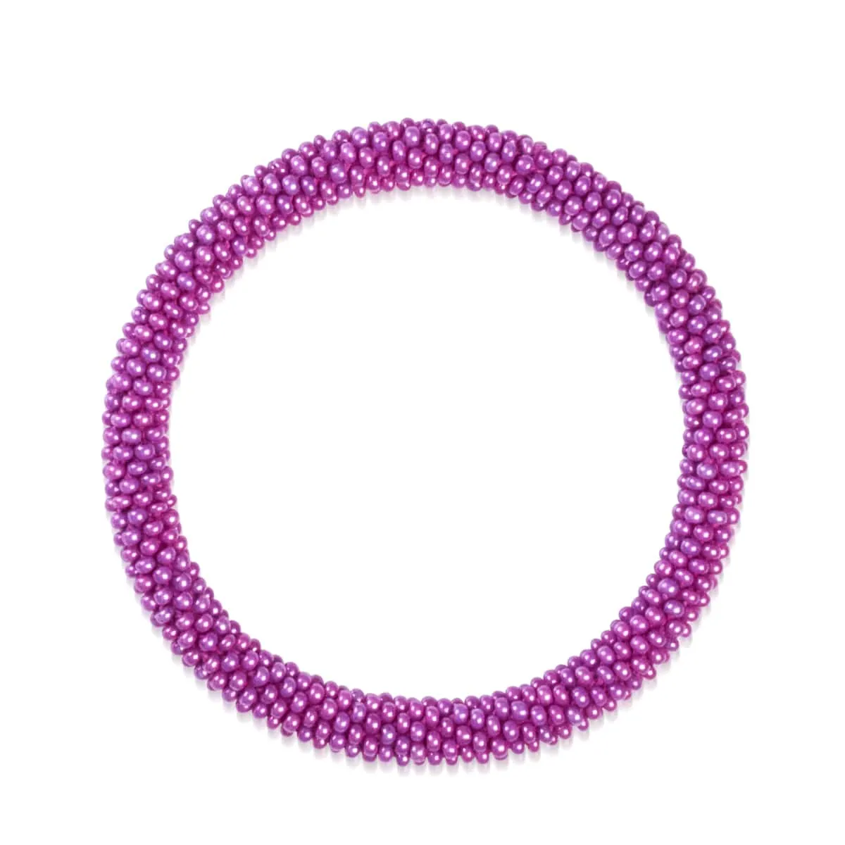 Magenta Coral | Himalayan Glass Bead Bracelet
