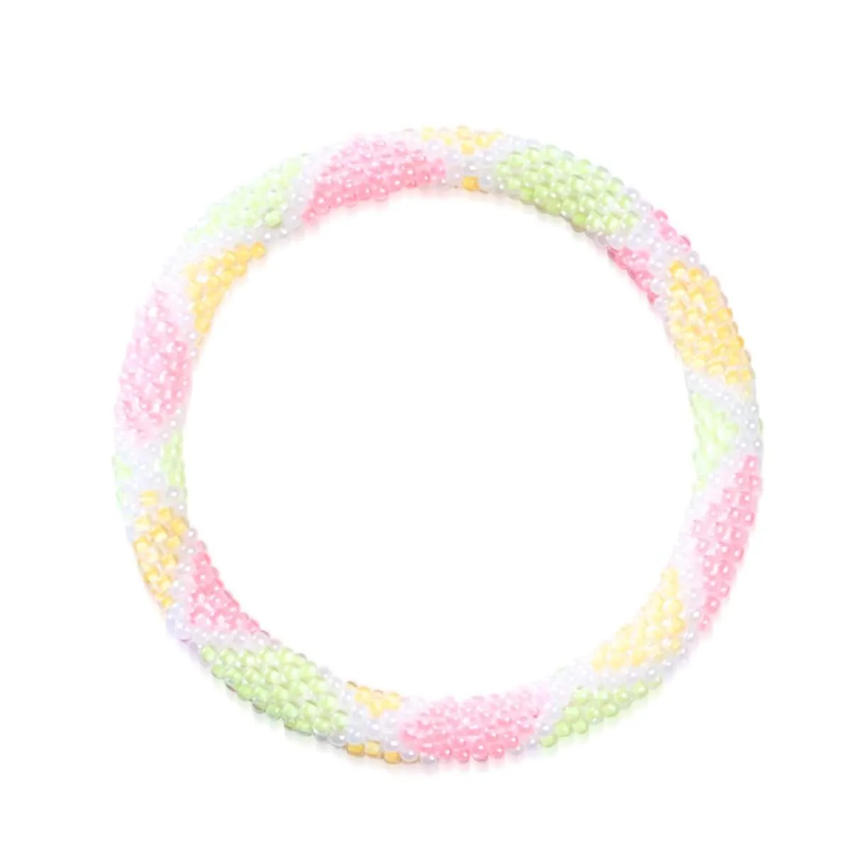 Melon Delight | Himalayan Glass Bead Bracelet