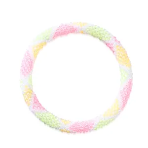 Melon Delight | Himalayan Glass Bead Bracelet