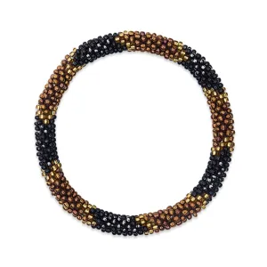 Midnight Treasure | Himalayan Glass Bead Bracelet