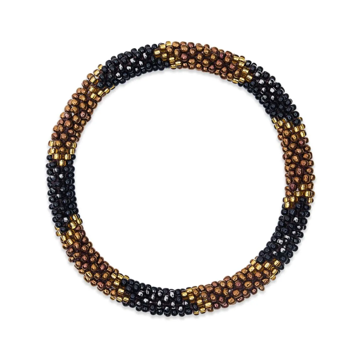 Midnight Treasure | Himalayan Glass Bead Bracelet