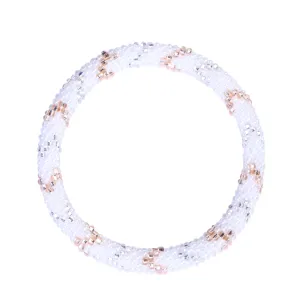 Milk and Sugar | Himalayan Glass Bead Bracelet