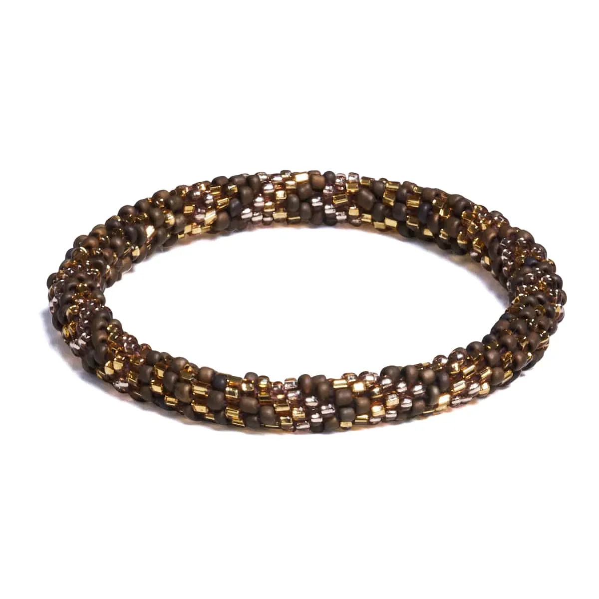 Mojave Gold | Himalayan Glass Bead Bracelet