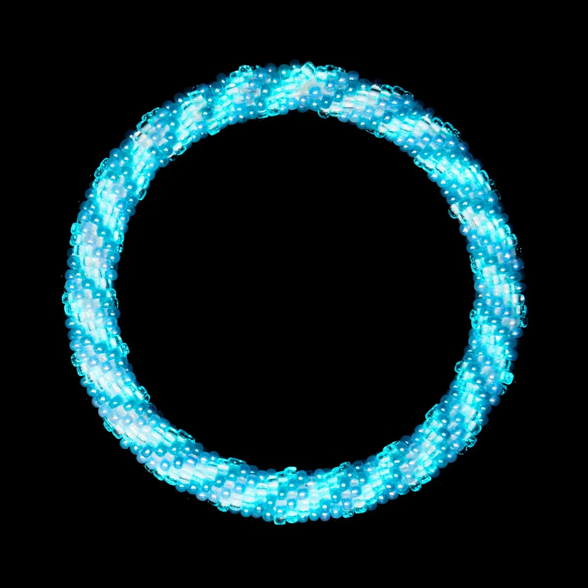 Neon Ghost | Himalayan Glass Bead Bracelet