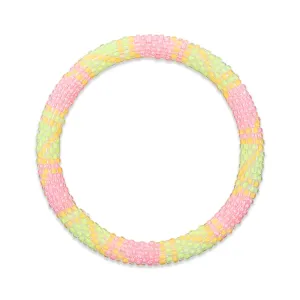 Neon Lemonade | Himalayan Glass Bead Bracelet