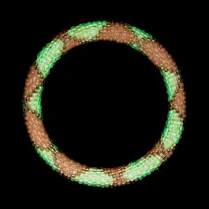 Neon Pumpkin | Himalayan Glass Bead Bracelet